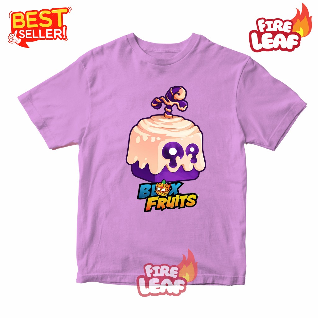 BAJU ATASAN KAOS ANAK DOUGH BLOX FRUITS FREE NAMA
