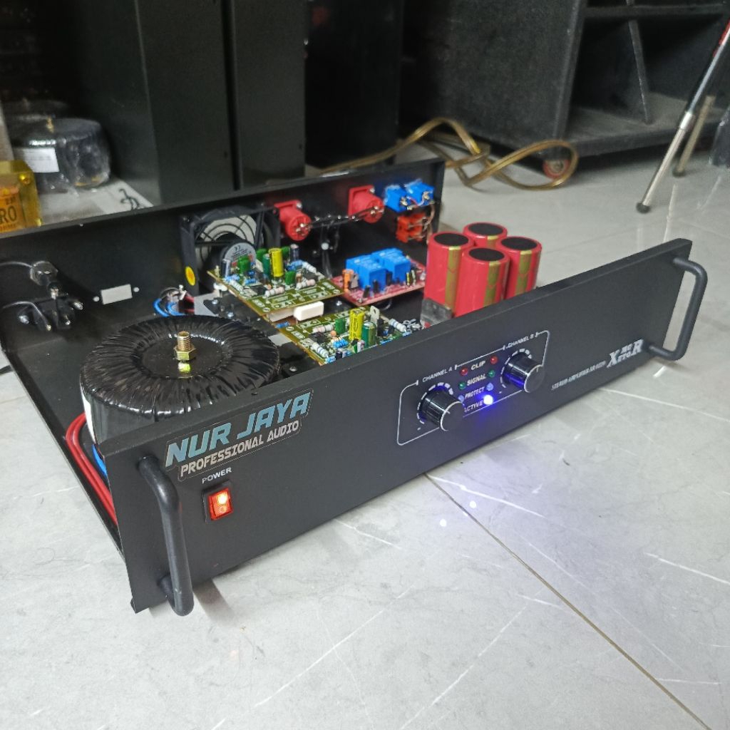power amplifier rakitan 45vac 5amper murni