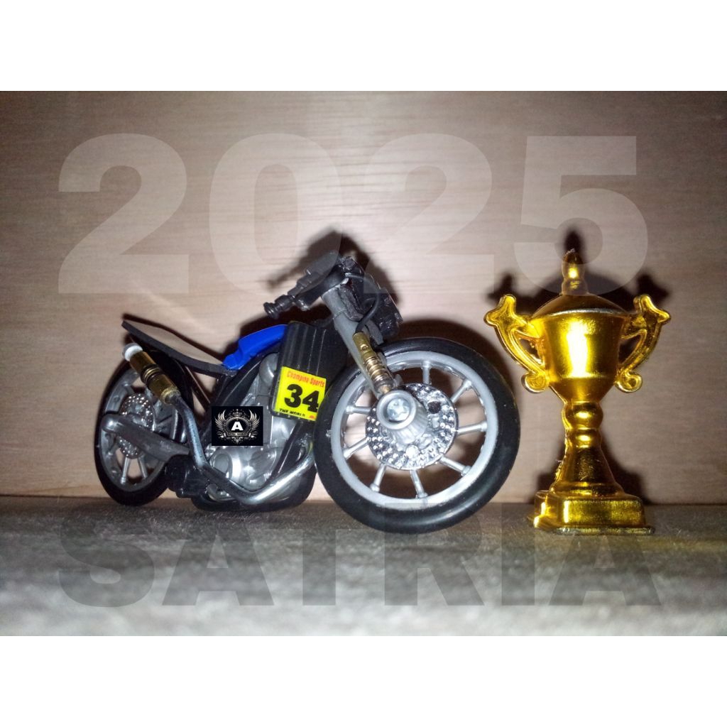 Miniatur Motor Drag Ninja BOR-UP 2025