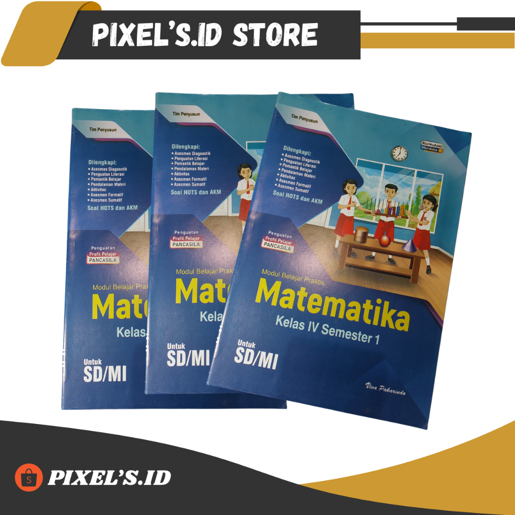 Buku LKS Kelas 4 SD/MI Matematika Kurikulum Merdeka