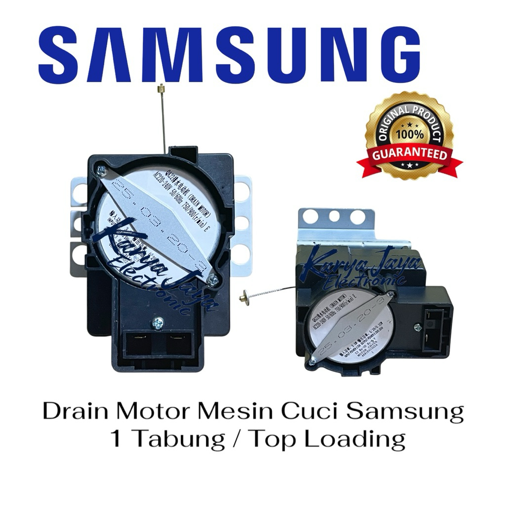 Drain Motor Mesin Cuci Samsung 1 Tabung / Top Loading Original QA-22