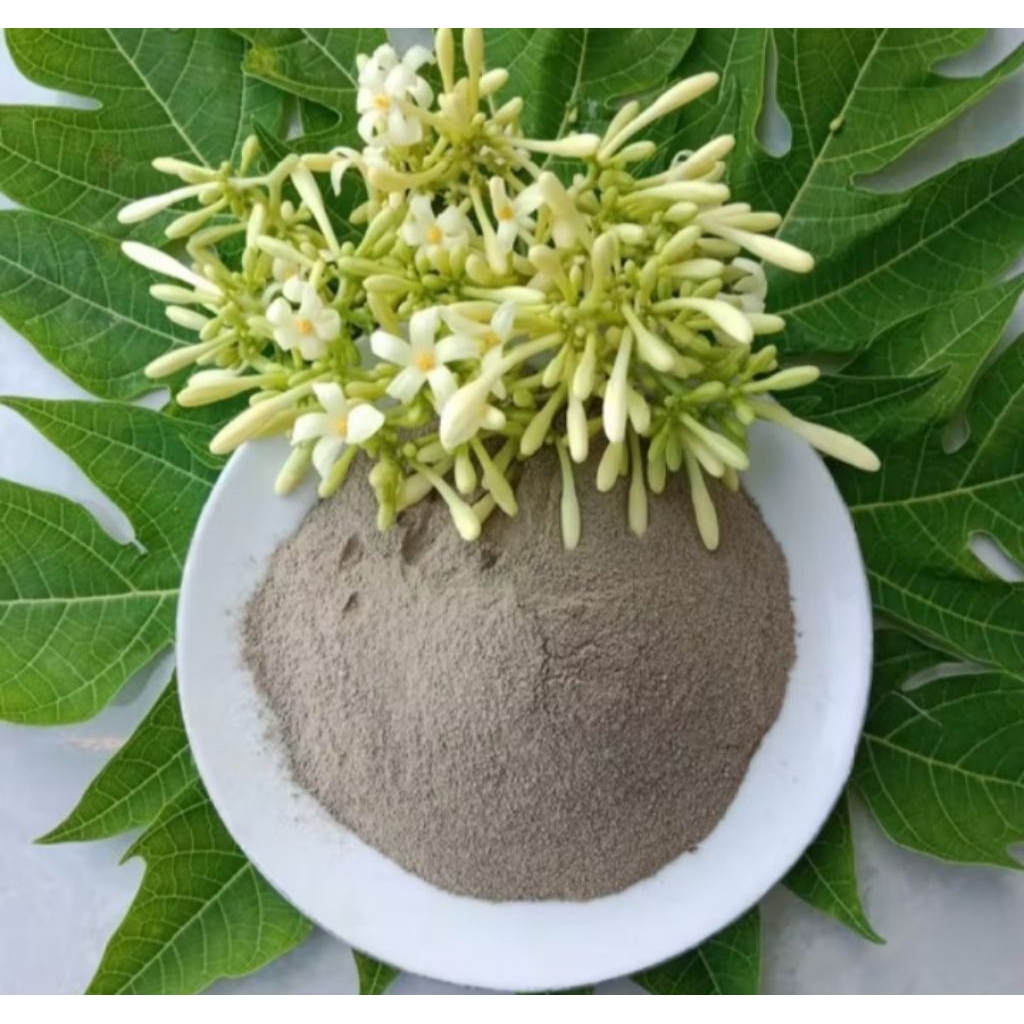 

BUBUK Tanah Liat ORIGINAL. BELI 10 GRATIS 1. MAXIMAL PEMBELIAN 50pcs.Penghilang rasa pahit daun pepaya dan pare