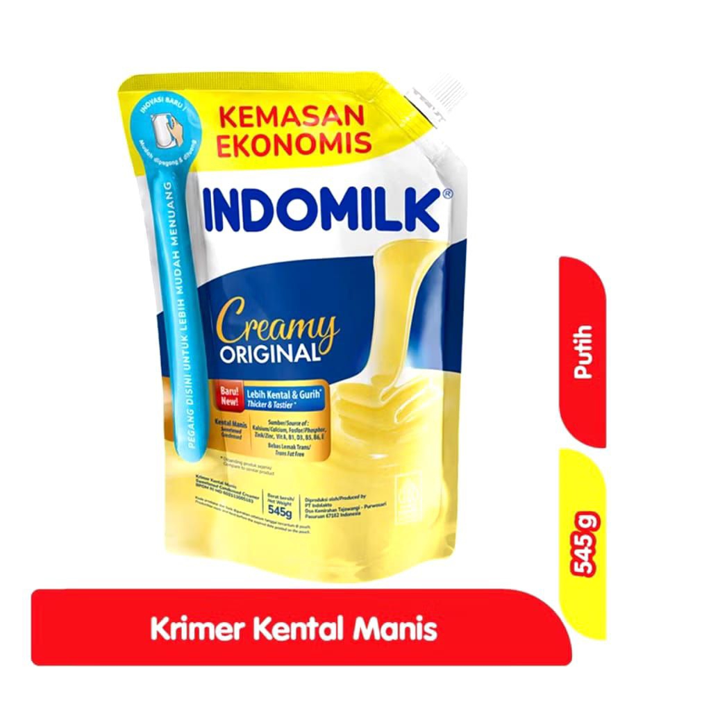 

Susu Indomilk Kental Manis Putih 546g & Susu Kental Manis Coklat 546g
