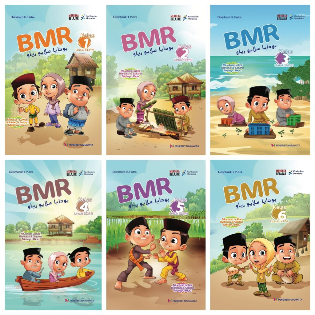 Budaya Melayu Riau ( BMR) Kurikulum Merdeka Untuk SD/MI Kelas 1 , 2 , 3 , 4 , 5 , 6