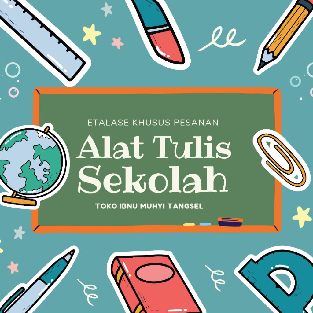 Etalase Khusus Pesanan Buku dan Alat Tulis Perlengkapan Sekolah