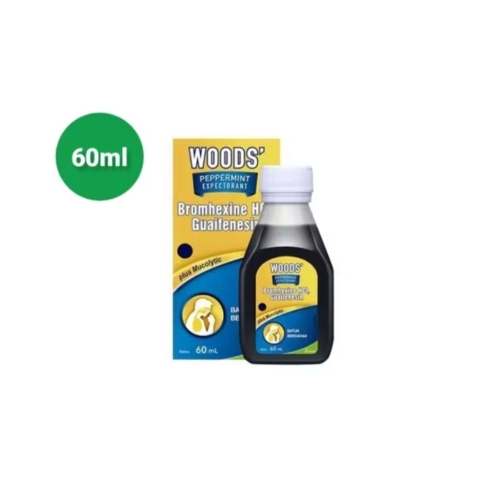 

Sirup Woods Batuk Berdahak (Biru) 60 ml