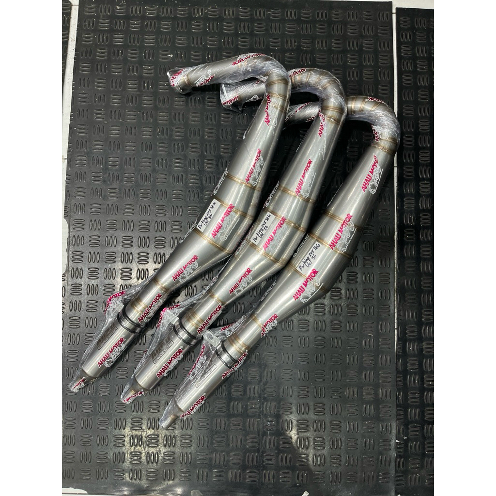knalpot ahau stainless rxking telo 3v3