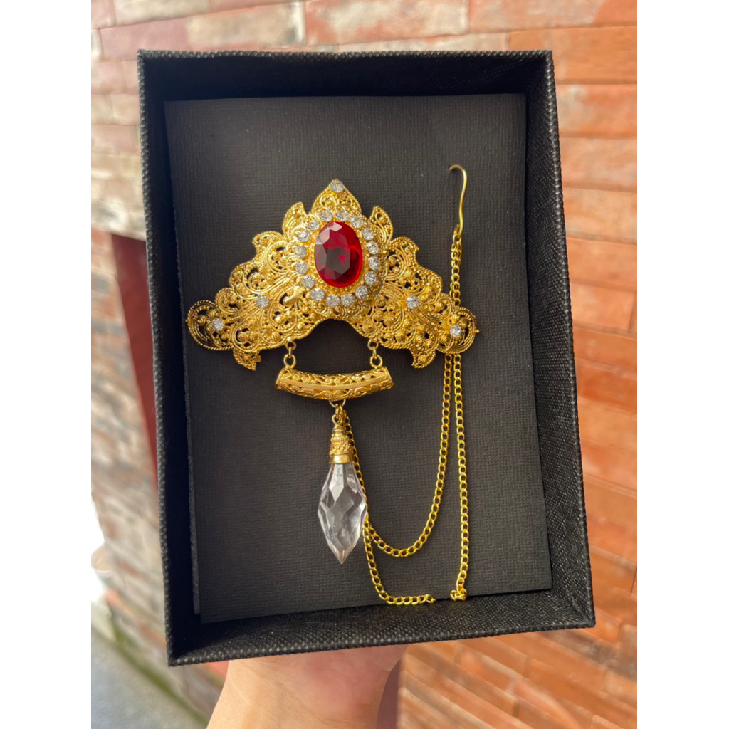 Bros Alpaka Lanang /Cowok Motif Minang Permata Sircon