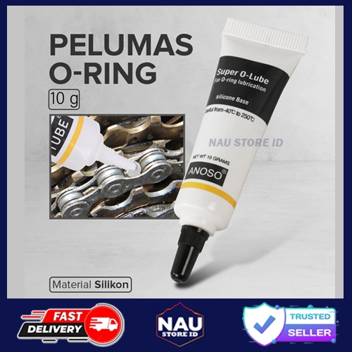 Pelumas O-Ring Silicone Grease Super Lube 10g – S-6502 White | Tahan Panas & Anti Air / ANOSO Peluma