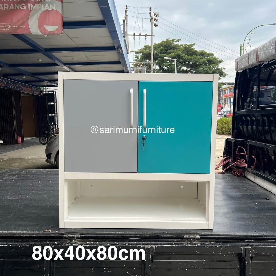 Lemari Gantung Dapur Besi 2p
