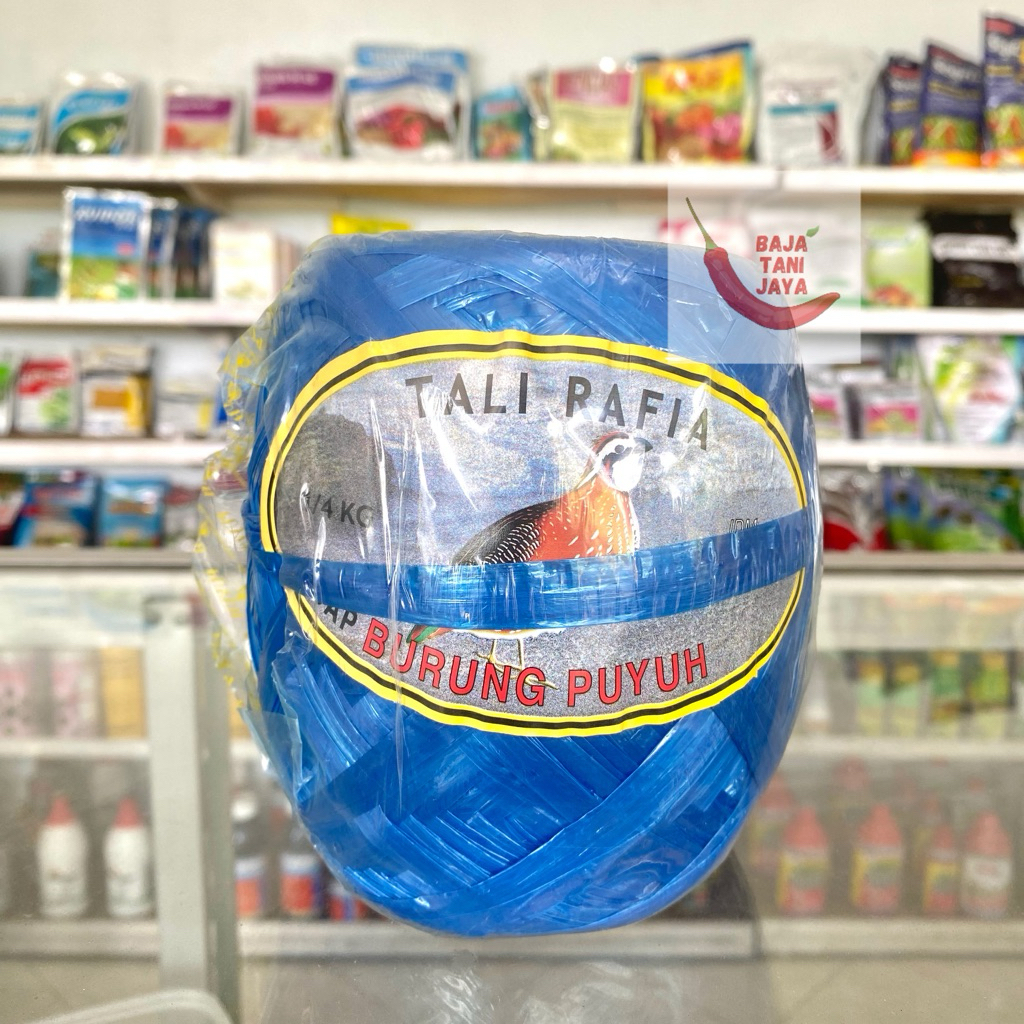 

TAPI RAFIA CAP BURUNG PUYUH 1/4 KG ORIGINAL - Tali rafia kokoh tidak mudah putus