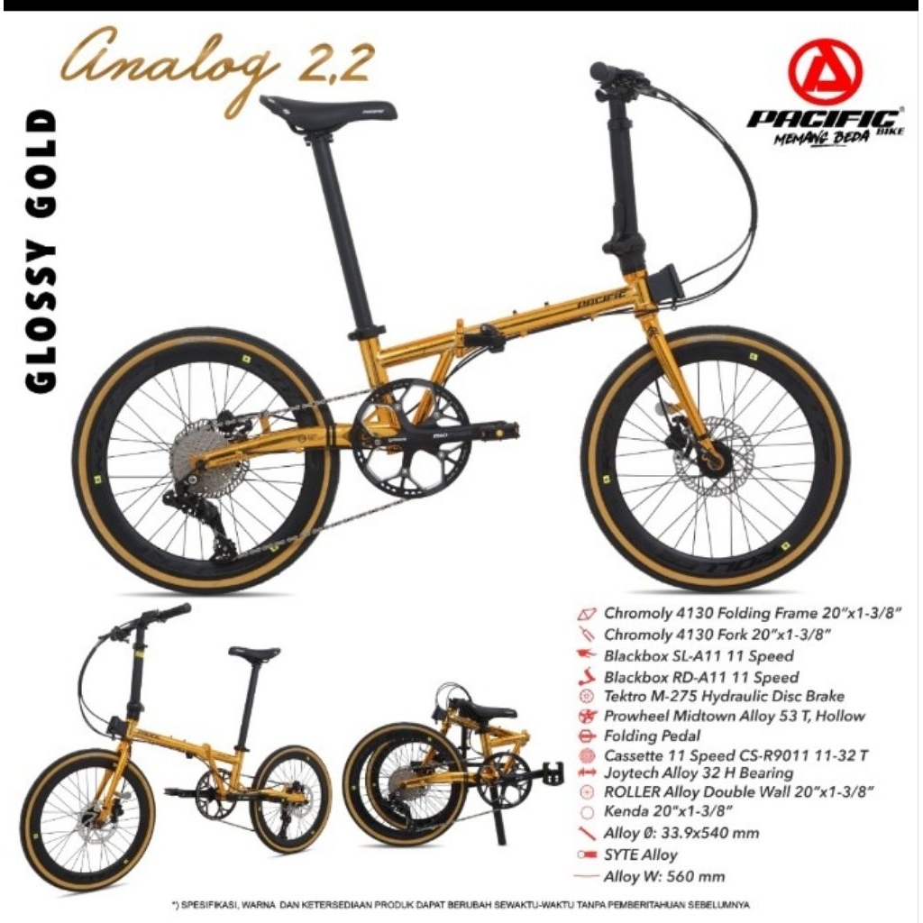 SEPEDA LIPAT 20 DAN 16 ANALOG BY PACIFIK