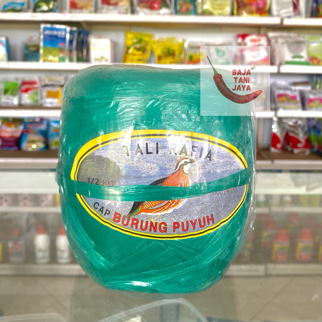 

TALI RAFIA CAP BURUNG PUYUH 1/2 KG ORIGINAL - Tali Rafia Kokoh Tidak Mudah Putus
