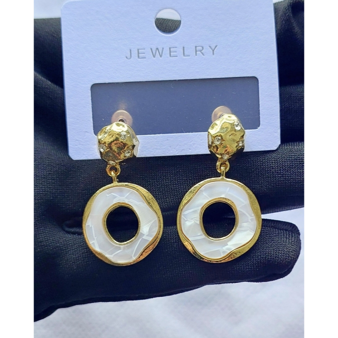 Anting Hijab Wanita Tusuk Giwang Tindik Korea Style Aksesoris Kerudung