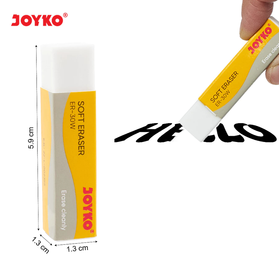 

Penghapus Joyko ER-30W - Eraser Putih Besar STIP Hapus Bersih