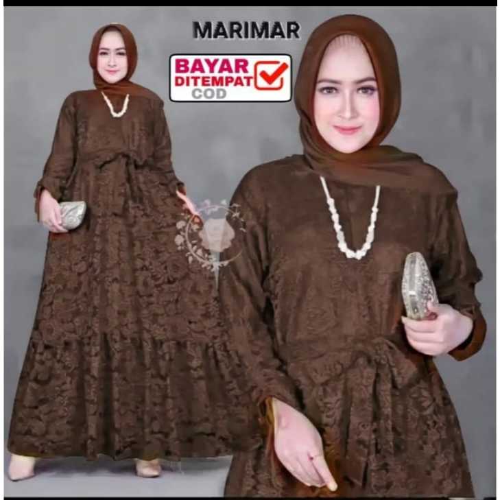 Gamis jumbo Wanita  LD 140 mewah brukat big size kondangan Maxi Muslim Panjang Serut Dress Pesta Sya