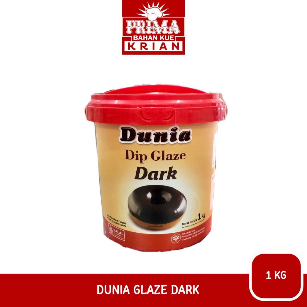 

DUNIA GLAZE DARK CHOCOLATE KEMASAN 1 KG / KARTON (ISI 6 POT)