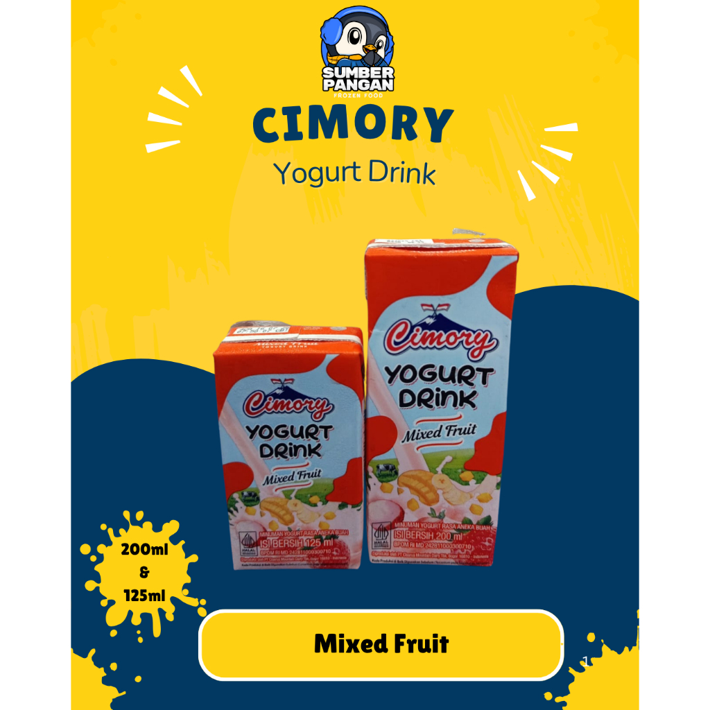 

Cimory Yogurt Mixed Fruit 200 ML&125 ML