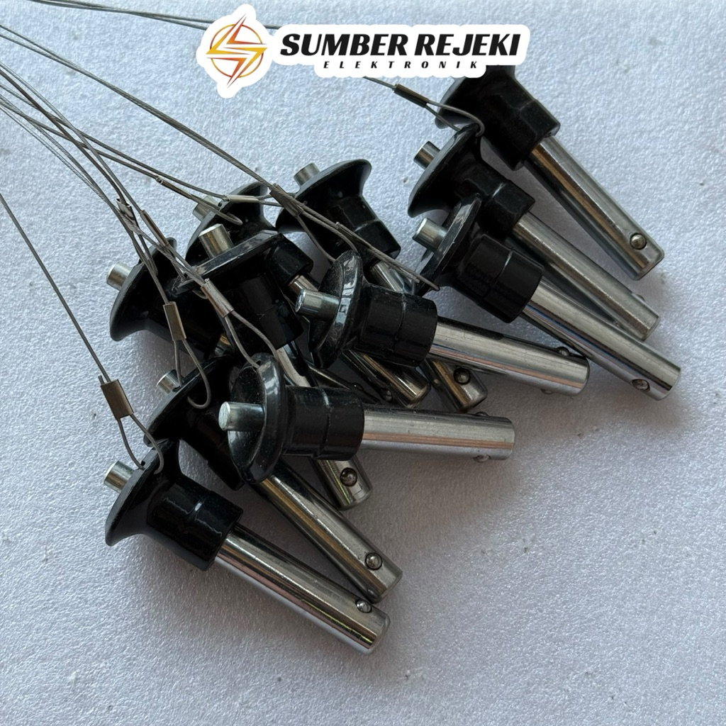 Pinlok Line Array 10Mm Besi High Quality Warna Hitam