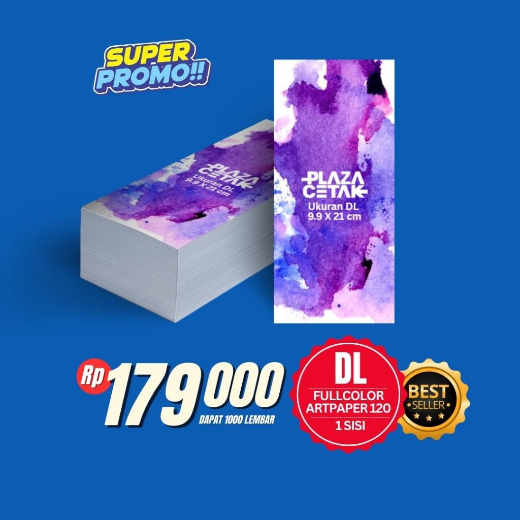 

Cetak Brosur Murah Ukuran 1/3 A4