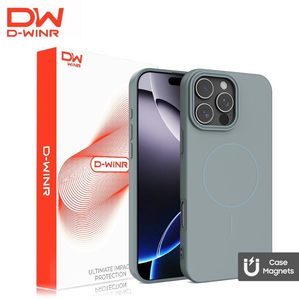 DWINR Design for iPhone 15 6.1inch Casing TPU Silikon Magsafe Full Karet Anti Fall Dalam Kain Bludu 