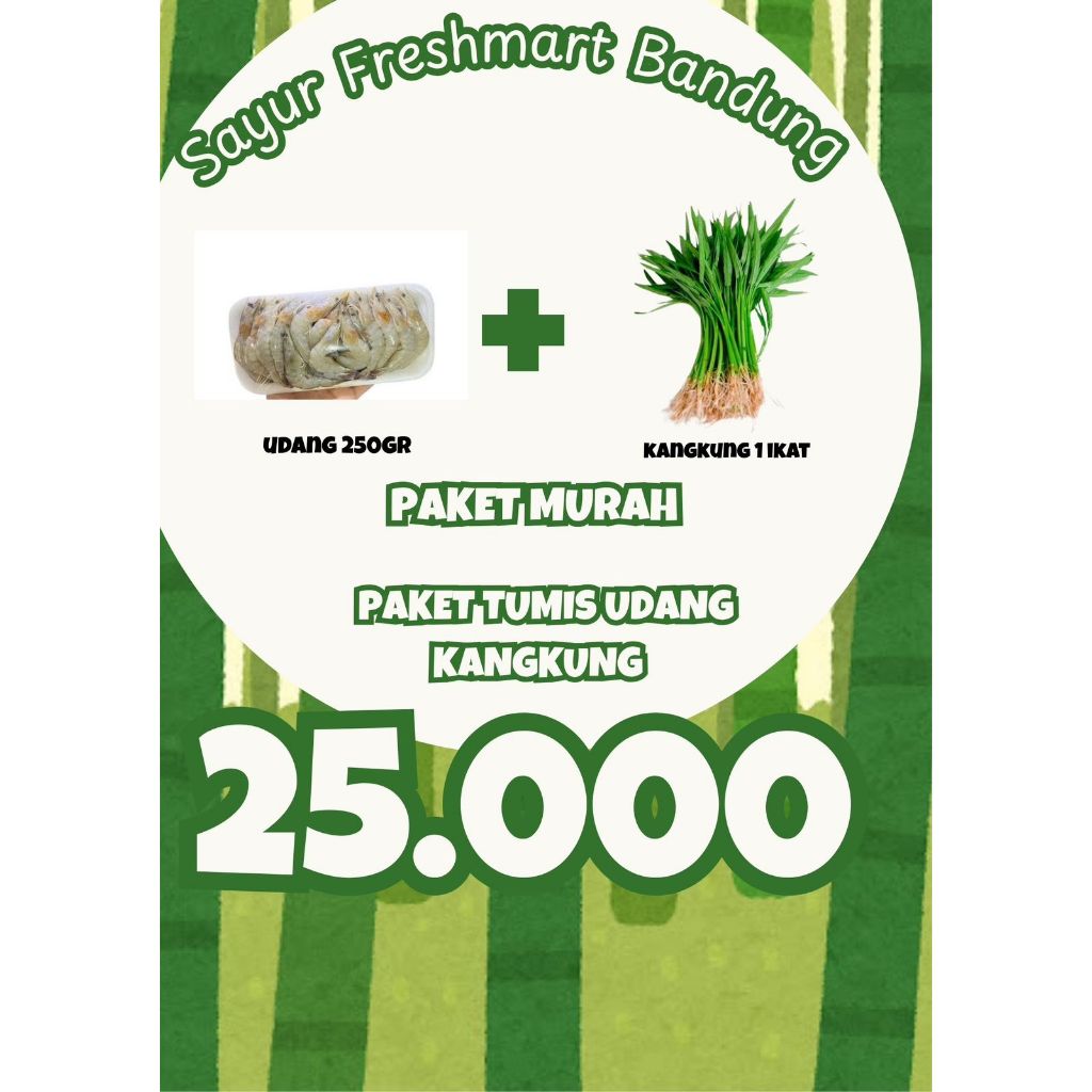 

Paket Sayur Murah Tumis Udang Kangkung | Sayur Freshmart Bandung