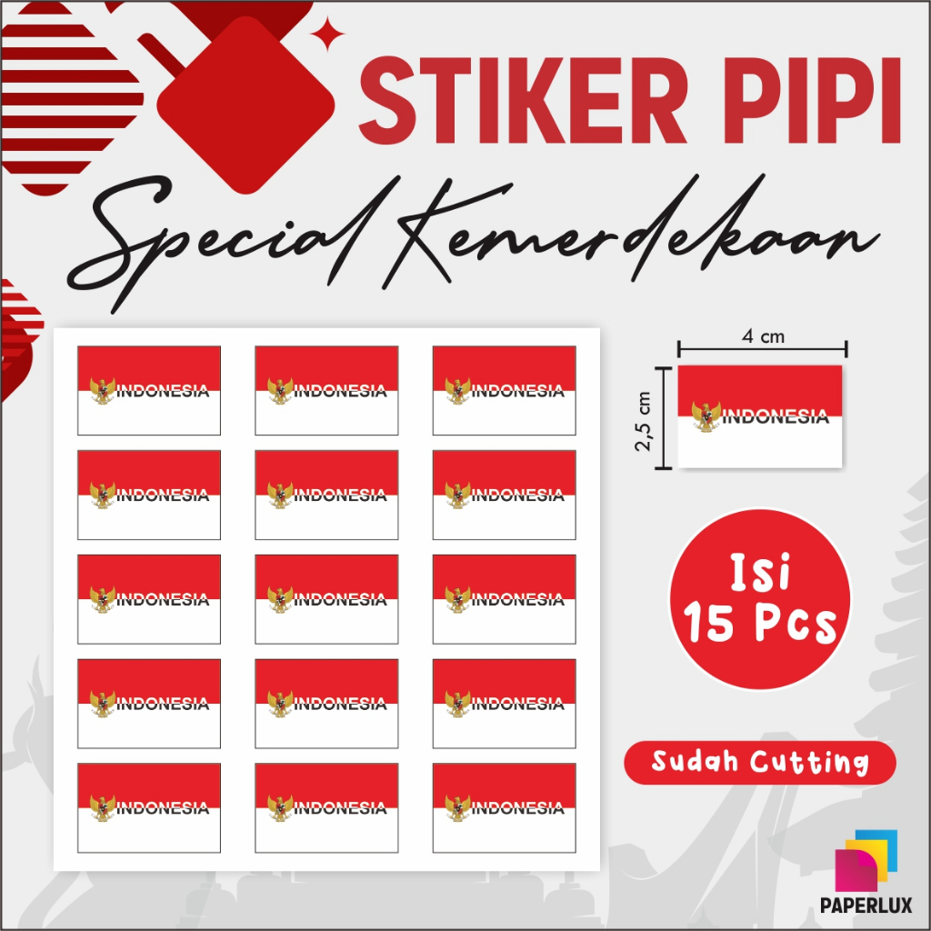 

STIKER PIPI MERAH PUTIH READY MURAH - TEMPELAN PIPI MERAH PUTIH AGUSTUSAN [MERAH PUTIH GARUDA INDO]