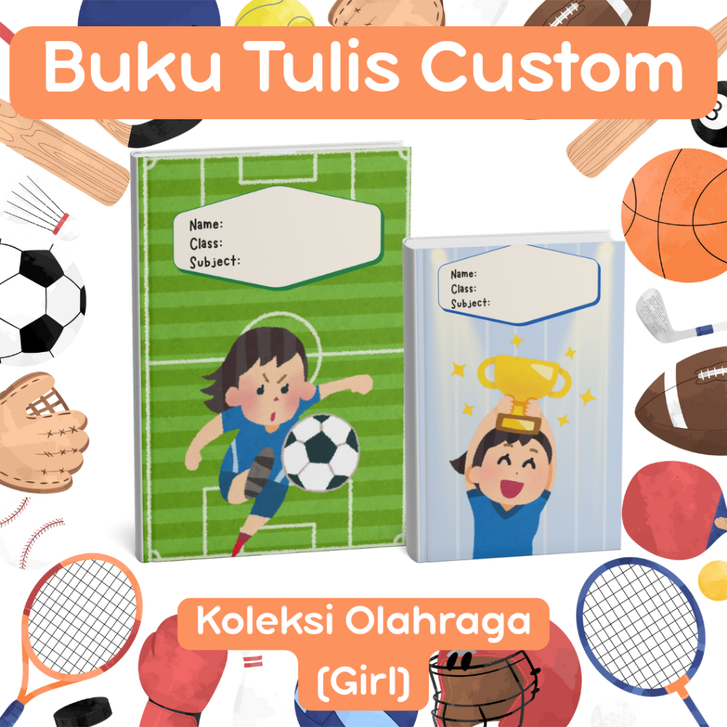 

Buku Tulis Anak Custom | Buku Tulis Koleksi Olahraga Custom