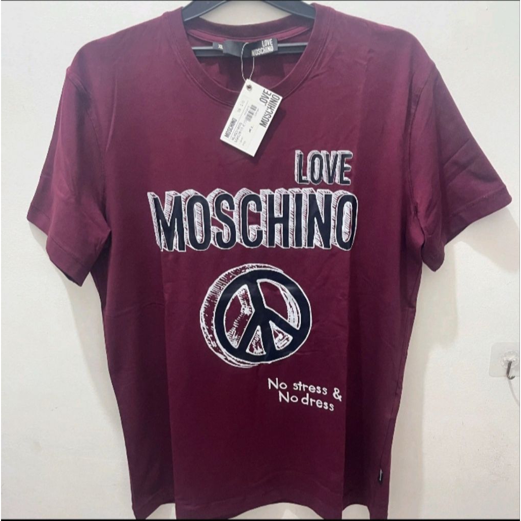 Kaos Pria T'shirt MOSCHINO Original 100%