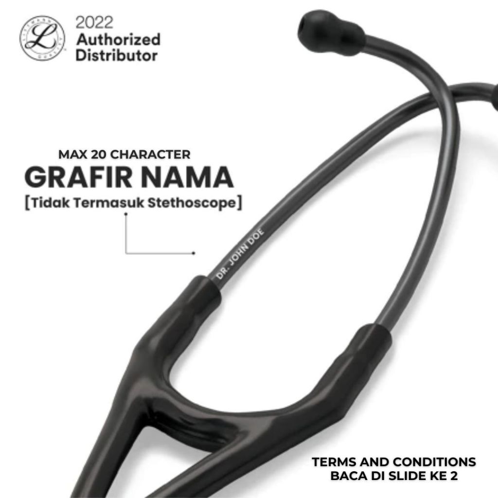 3M Littmann Tambahan Grafir Nama [Belum Termasuk Stetoskop]