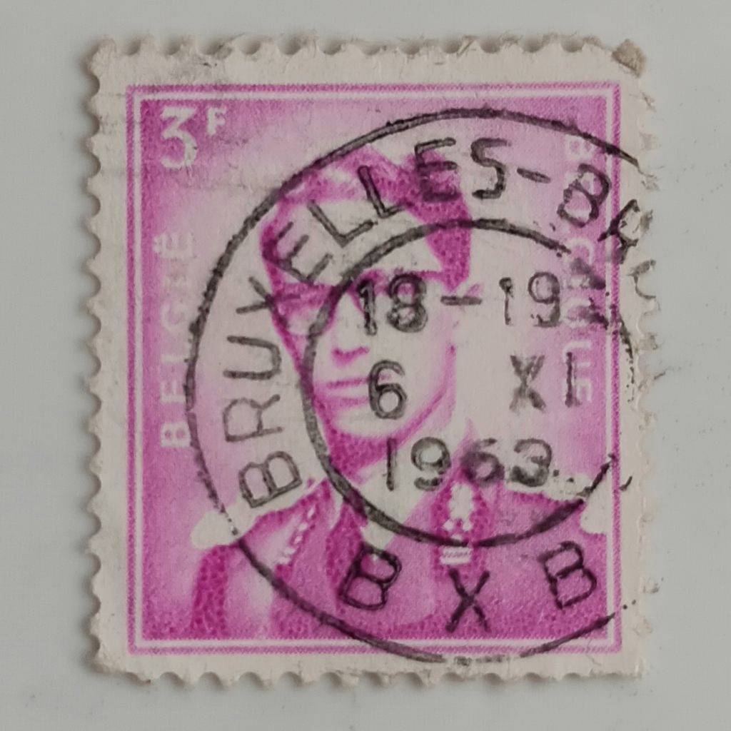 

(AA) Perangko Belgia 1969 King Baudouin Type "Marchand" - King Baudouin (1930-1993) 3 Franc Used