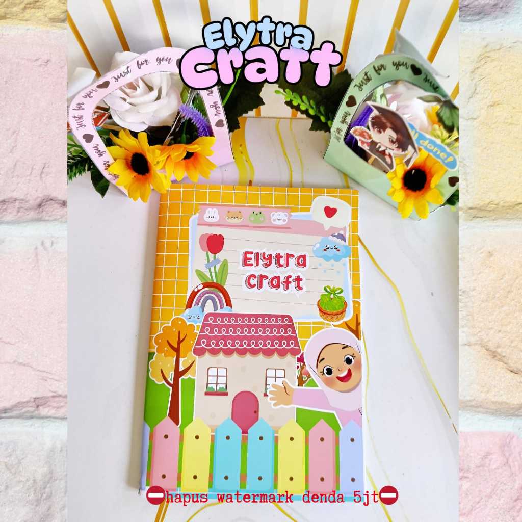 

Buku tulis custom nama anak bebas