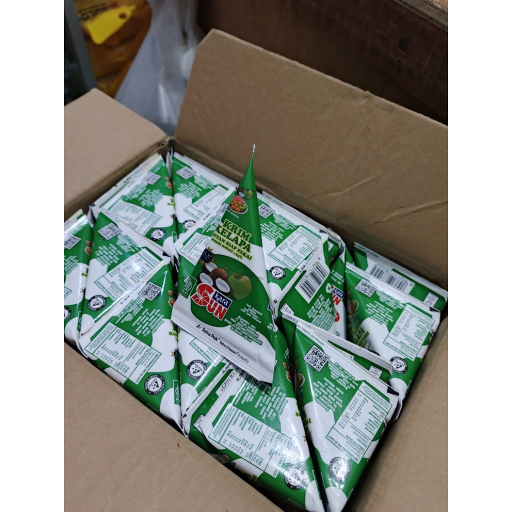 

(6 KARTON) SUN KARA 65ML| SANTAN KELAPA INSTAN FREE KARDUS