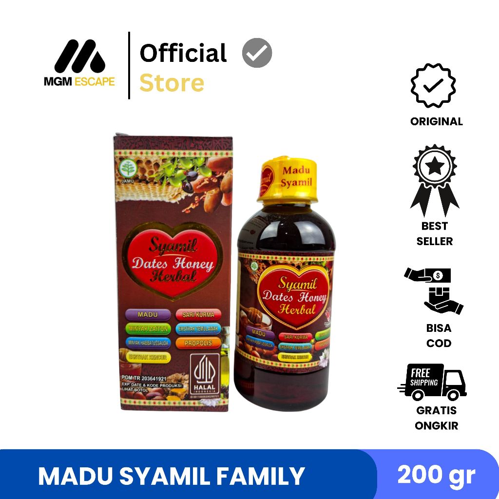 

MADU SYAMIL FAMILY DATES HONEY (MADU DEWASA)