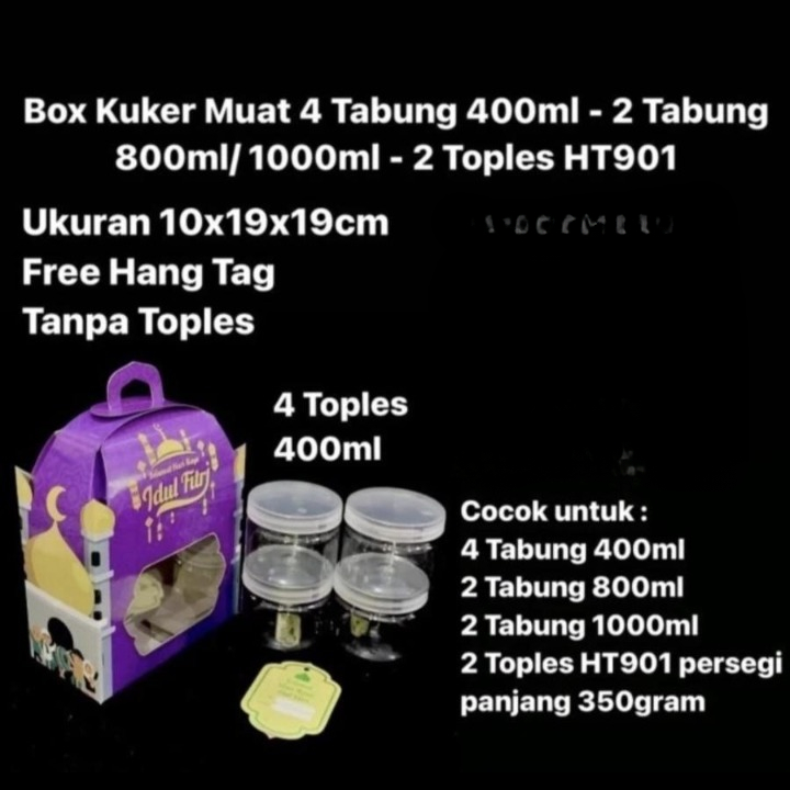 

Dus Box Kue Kering 2 Tabung 400, 800, 1000 Ml Varian Kartun Ungu