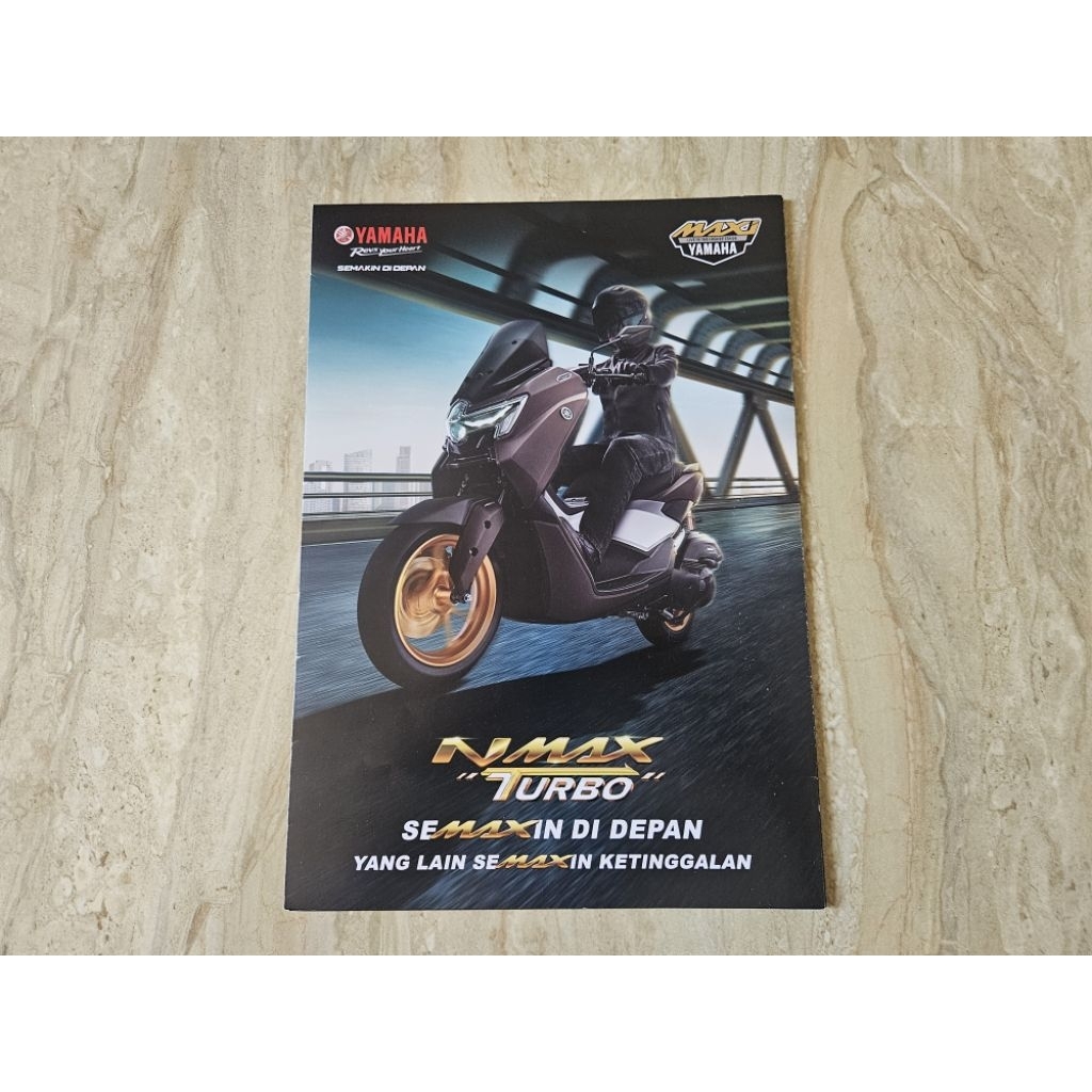 brosur katalog motor yamaha nmax turbo 2024 leaflet