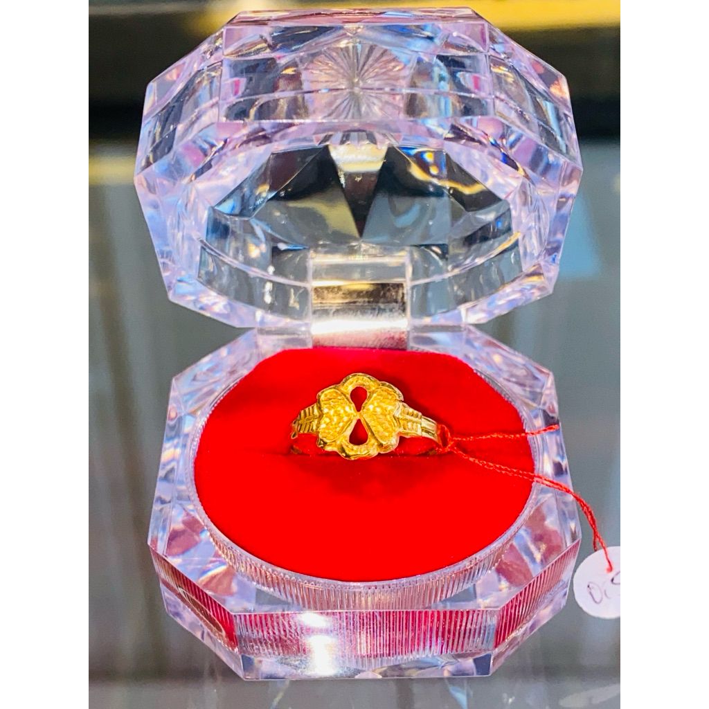 Cincin Emas Asli 16K/700 Model Berat 0,5 gram -Bisa dijual kembali -yuk di cek