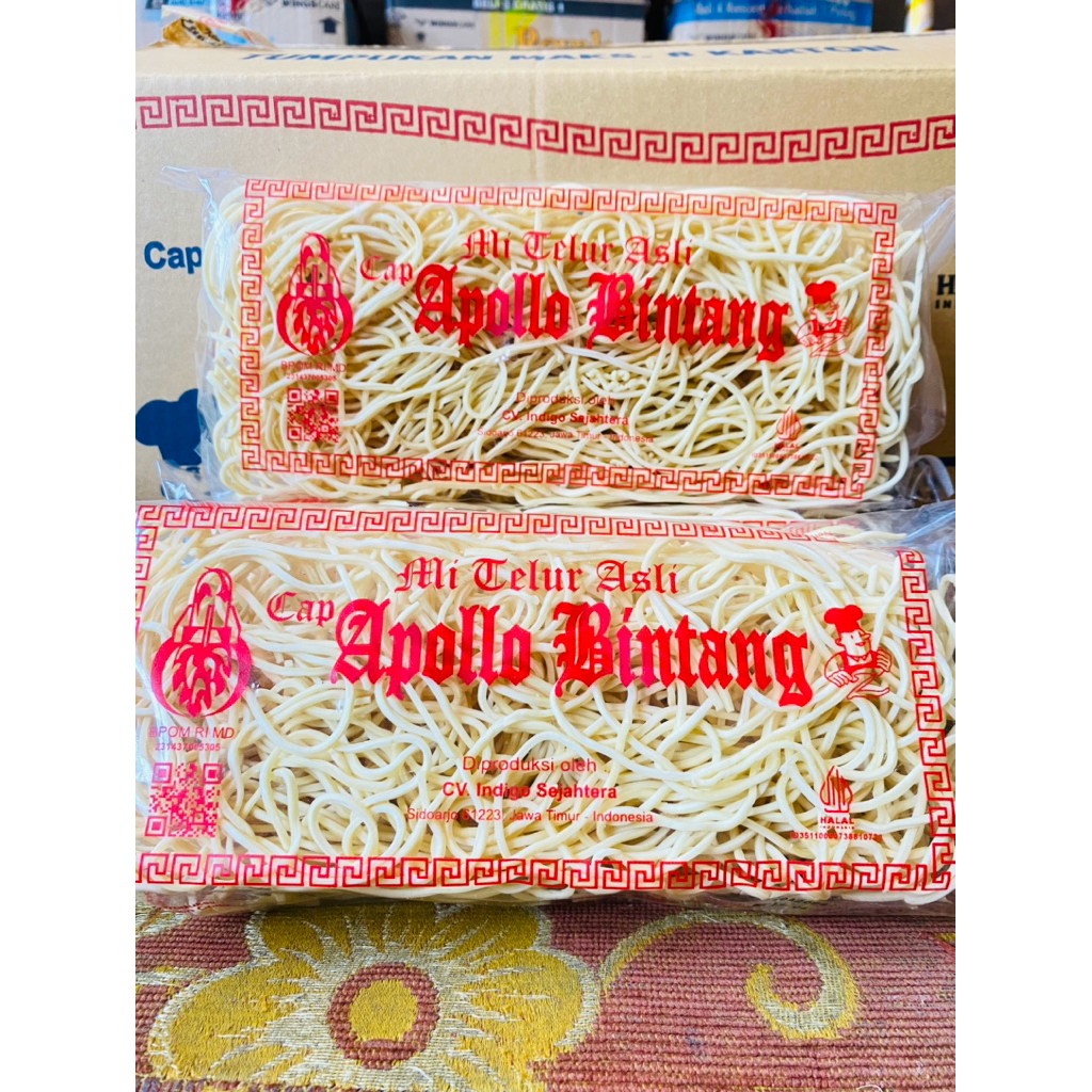 

‼️TERMURAH‼️ MIE TELUR CAP APOLLO BINTANG UK 200 GRAM