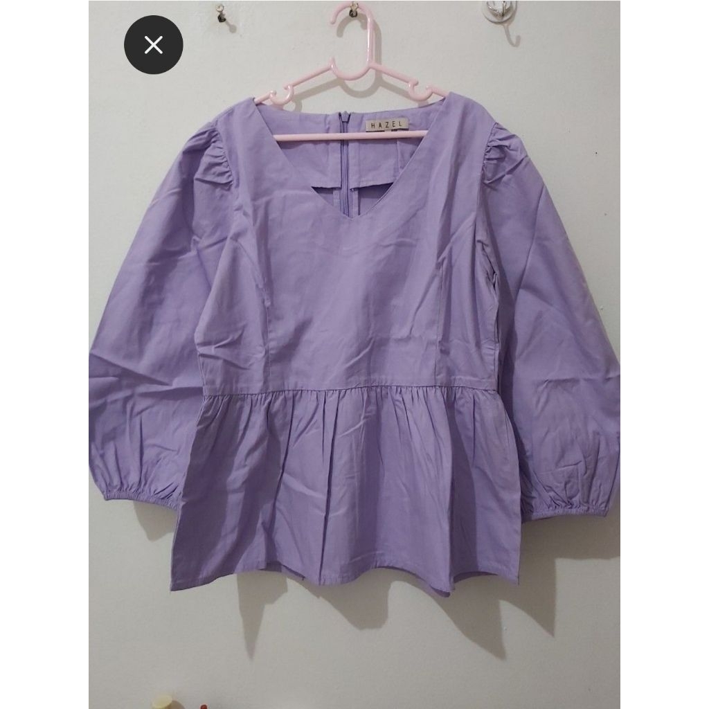 blouse ungu