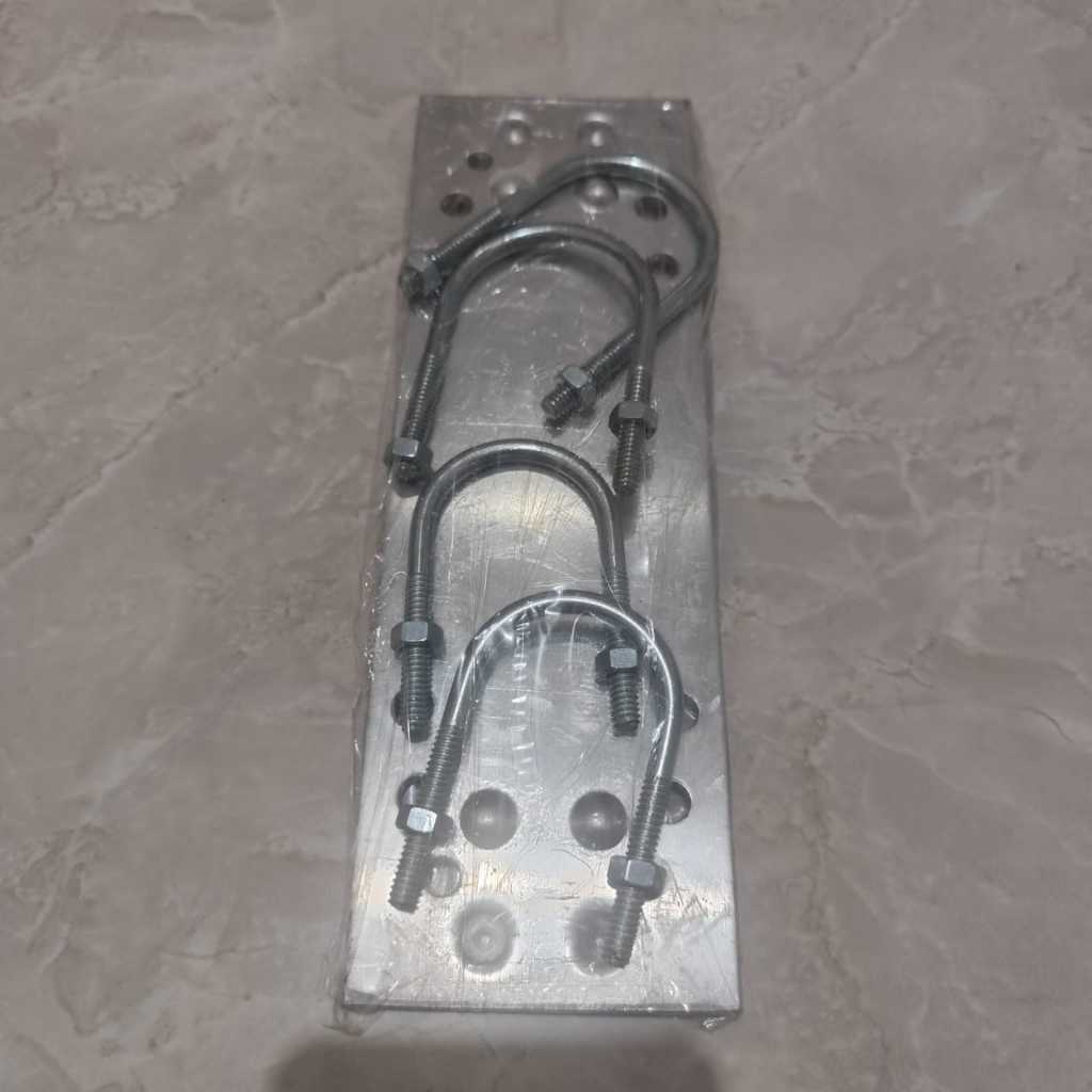 Bracket breket Tiang Antena Hustler G6 G7 G9 atau Telex. Tebat dan Kuat.