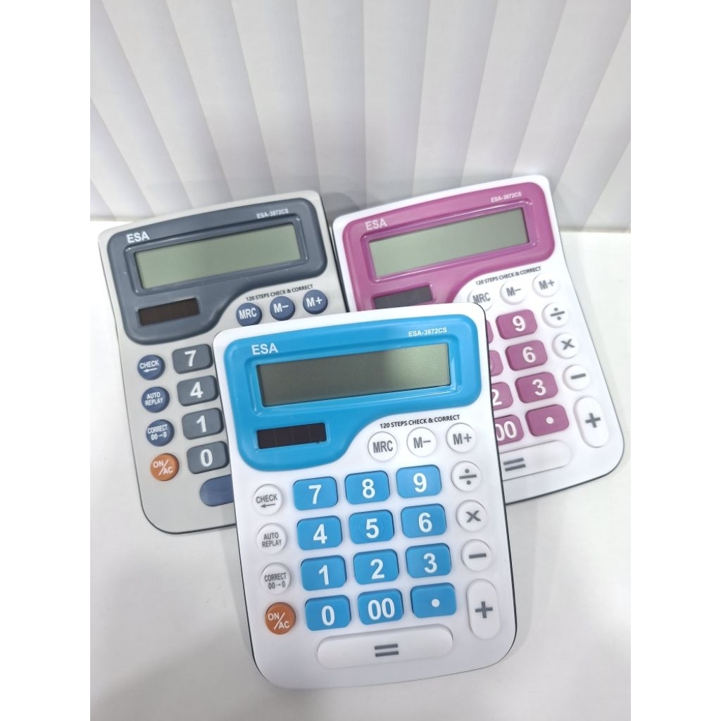 

Kalkulator Calculator ESA-3872 12 Digit