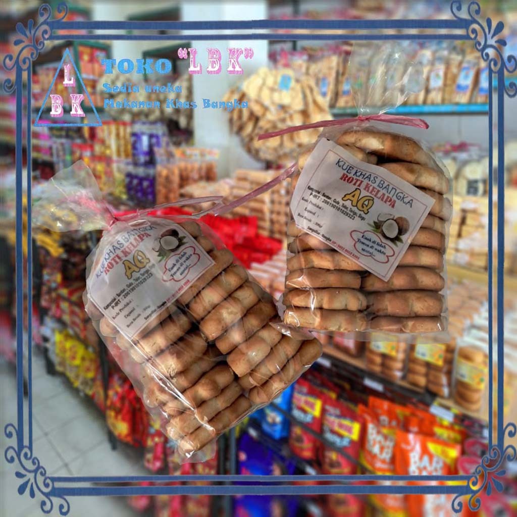 

Roti Papan / Rintak / Kue Kelapa AQ Jadul Khas Bangka