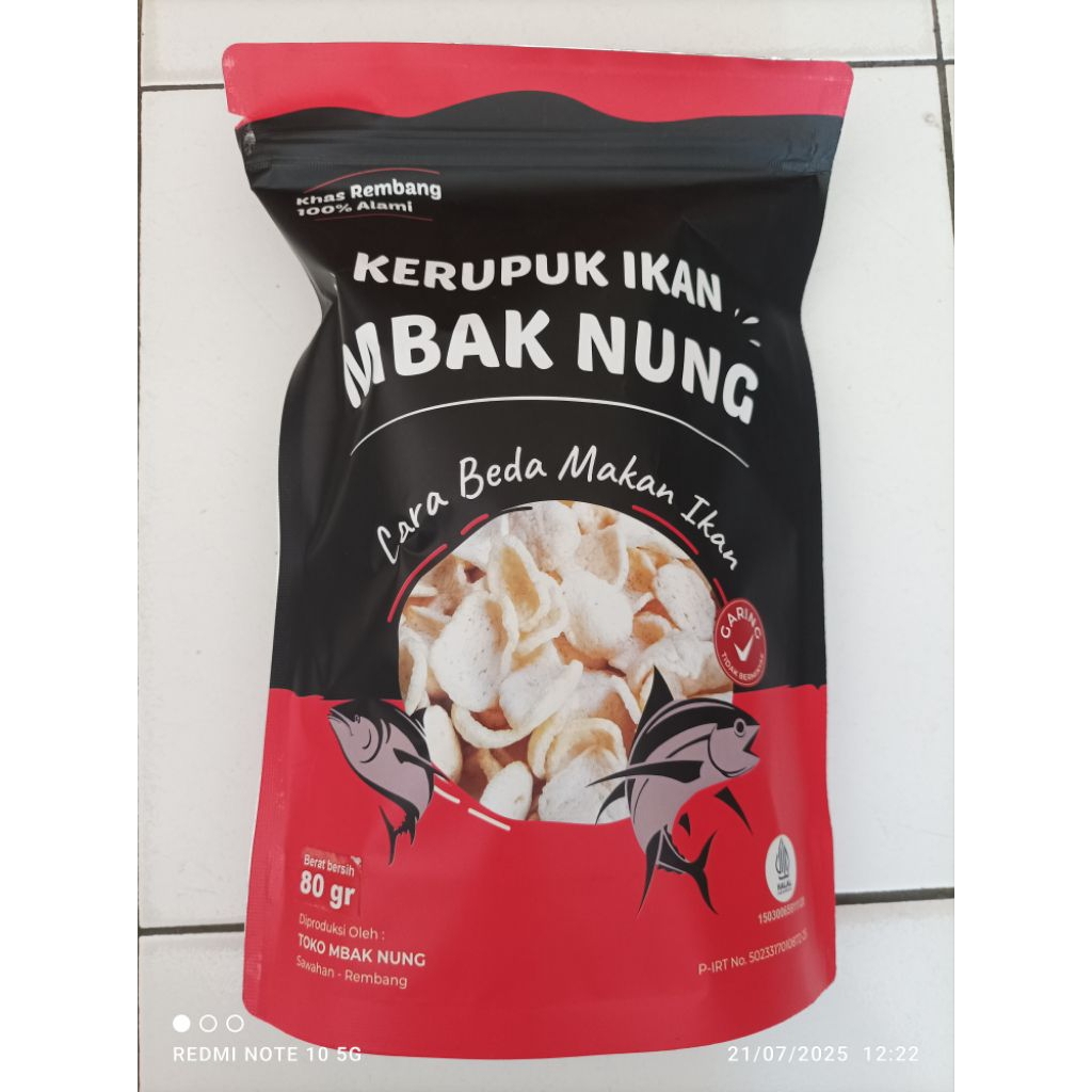 

Kerupuk ikan Mbak Nung