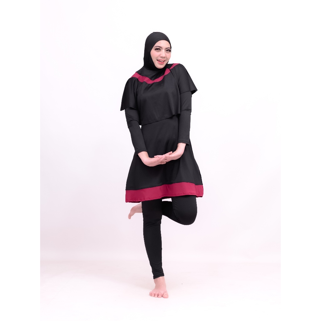 Baju Renang Muslimah Dewasa - Baju Renang Wanita Blous Hijab Balero Kekinian