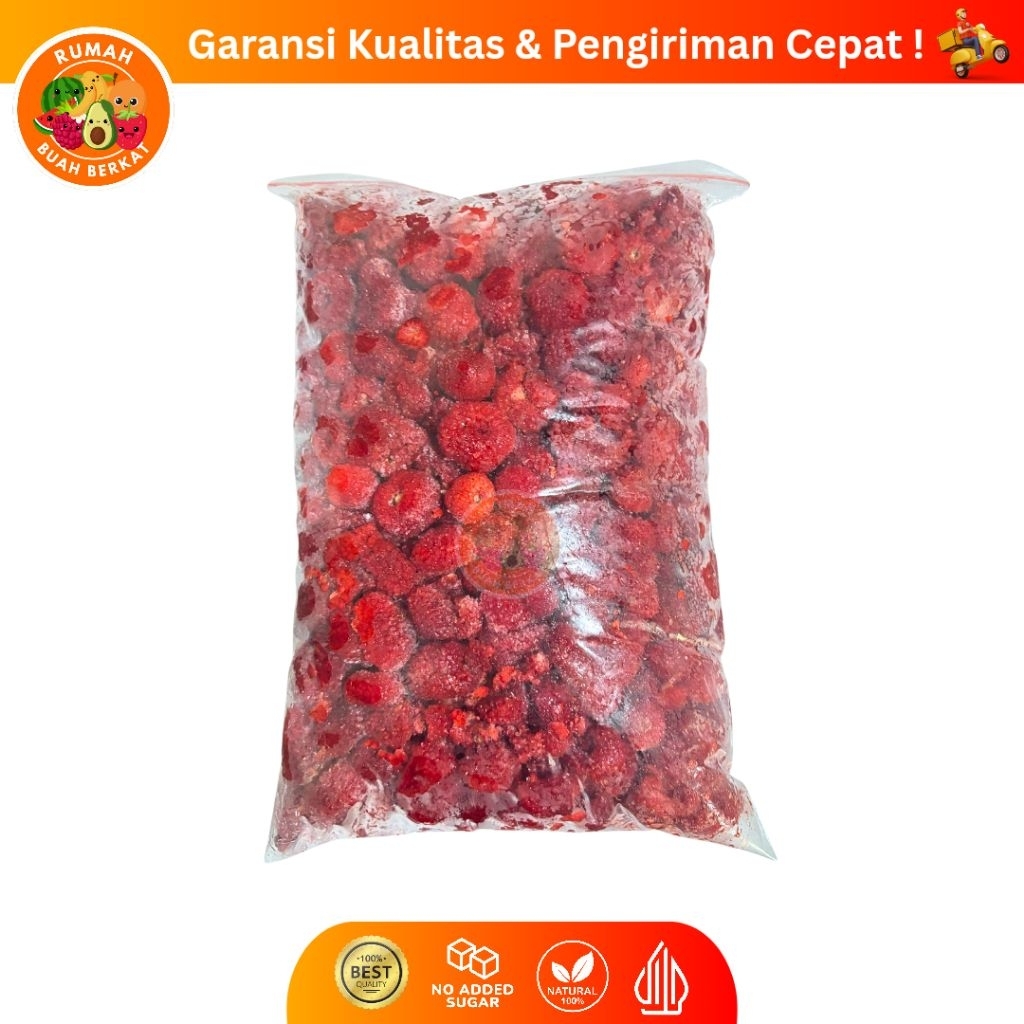 

Buah Raspberry Lokal Frozen / Raspberry Premium Lokal Segar / Rasberi Beku Kemasan 1 Kg