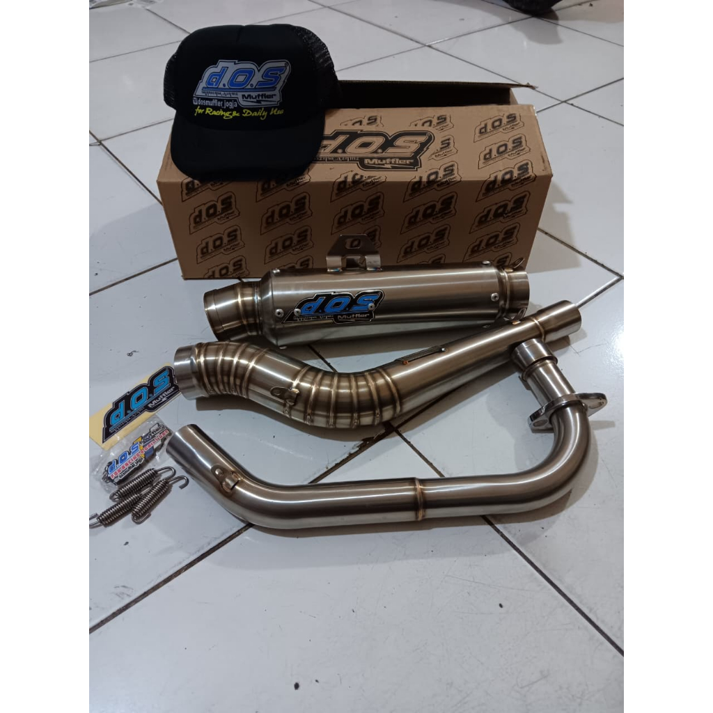 Kenalpot Knalpot Racing dor DOS Kompetisi ORIGINAL PNP CB GL PRO GL 100 Tiger / Knalpot DOS Original