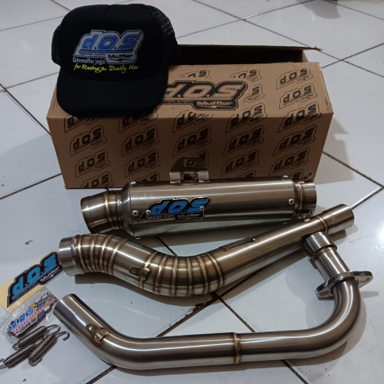 Kenalpot Dor Knalpot Racing Kompetisi DOS Original pnp CB GL GL100 MP Tiger