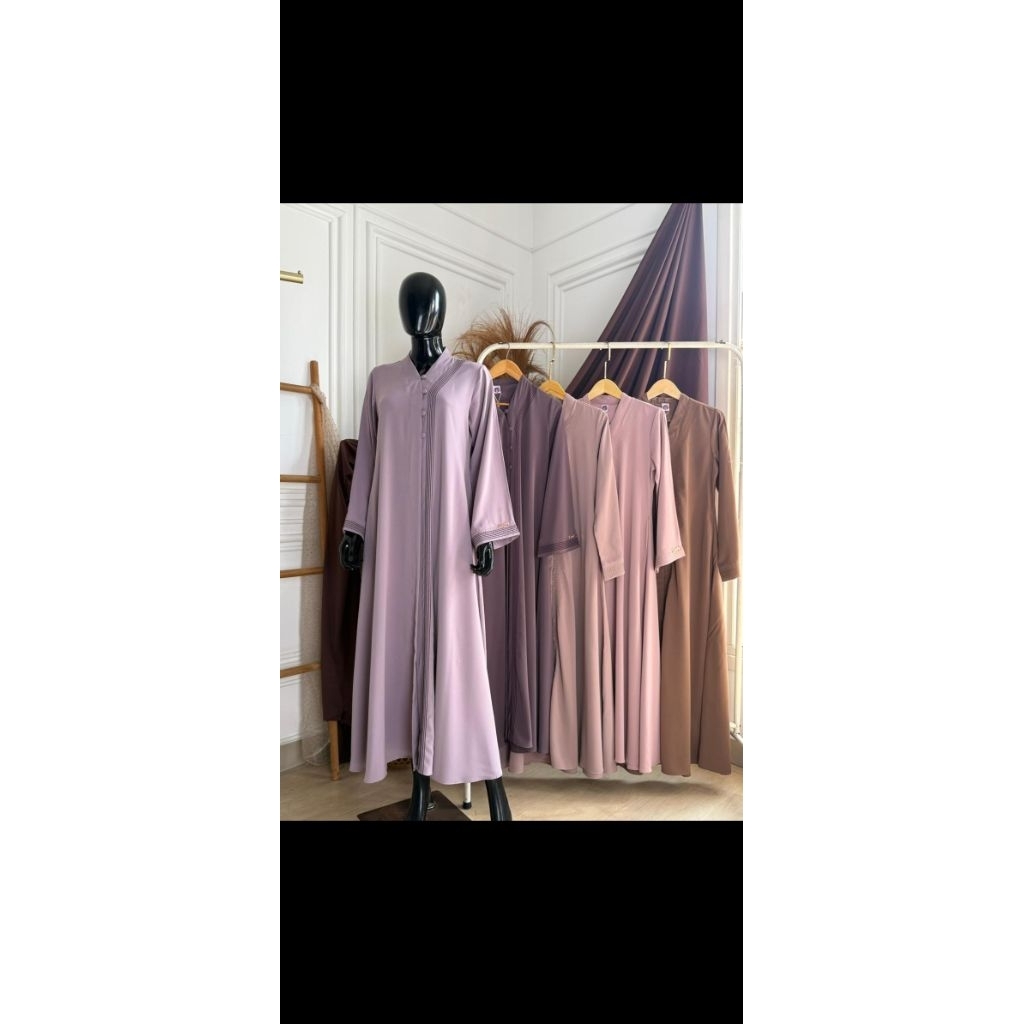 gamis abaya Darby/ dnl Ruxury. plos kancing hidup