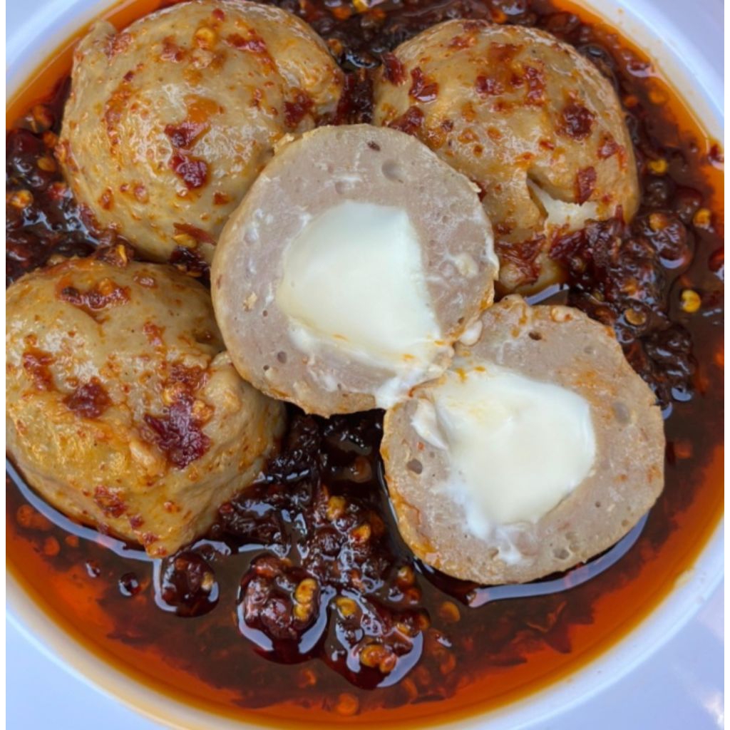 

Bakso daging sapi moncrot isi keju quick melt 3 pcs bakso sedang