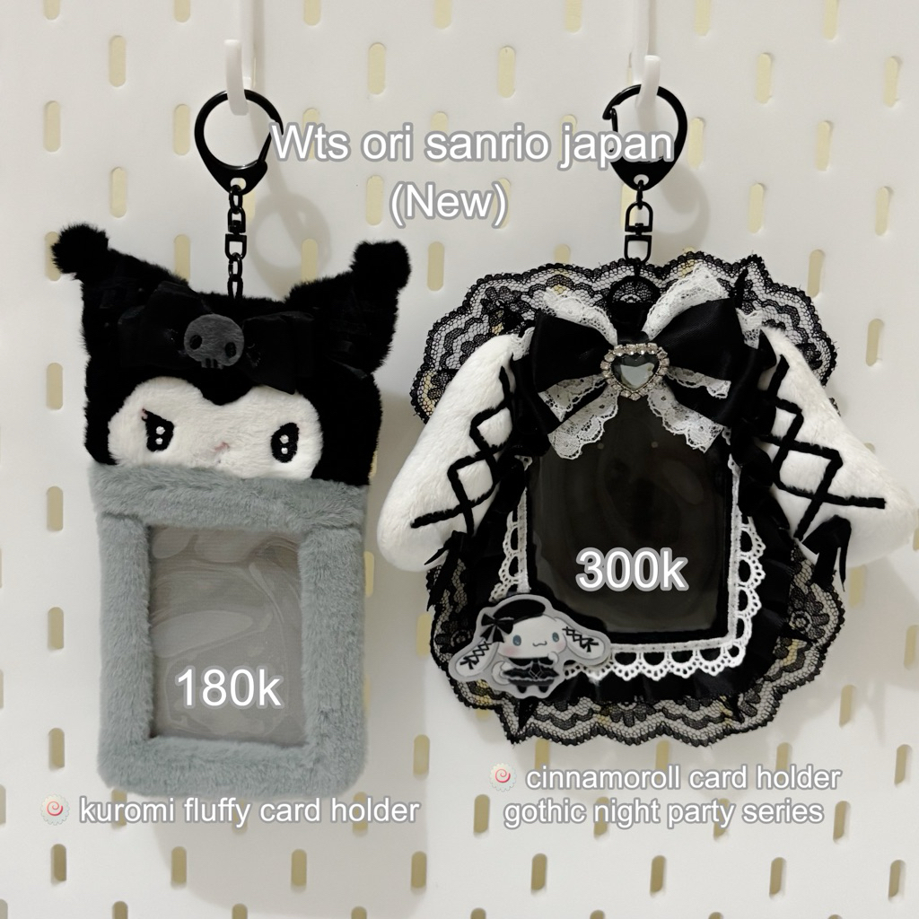 [NEW] Card Holder Kuromi & Cinnamoroll Sanrio Original Japan